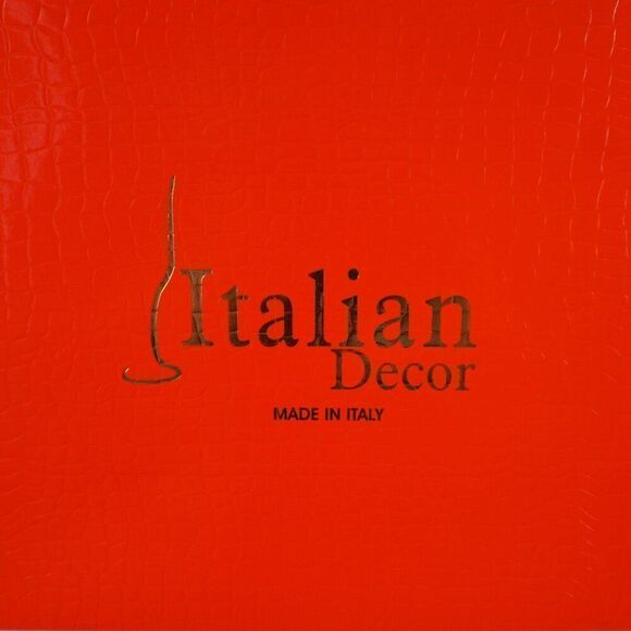 Vintage Italian Decor Empty Wine Glass Box - Picture 3 of 8